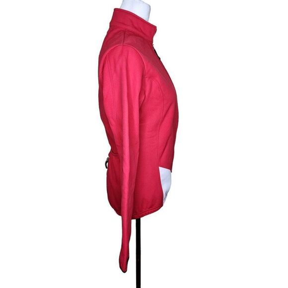 De Marchi Cycling Jacket Pockets Womens Size M Red Full Zip - Picture 3 of 9